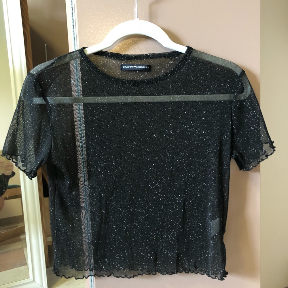 Sparkly top from Brandy Melville